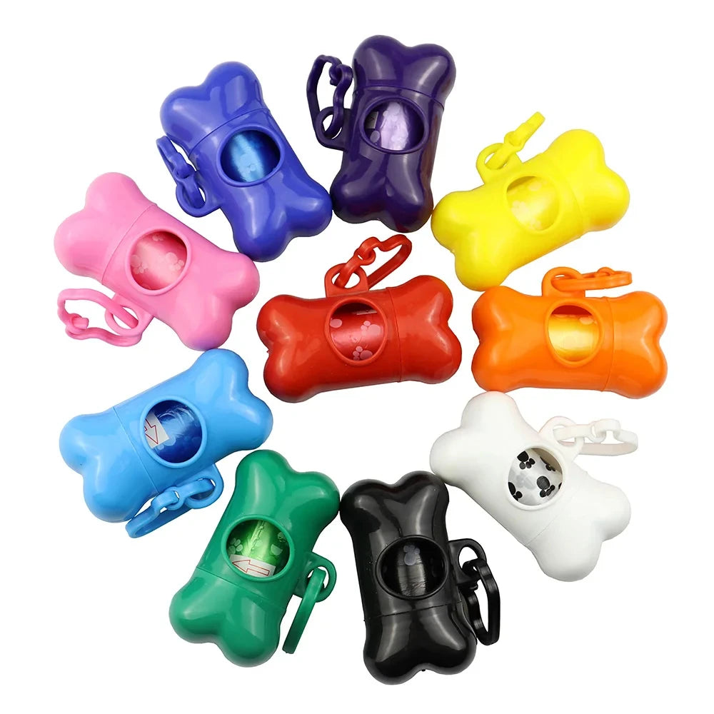1Pcs Bone Shaped Poop Bag Dispenser