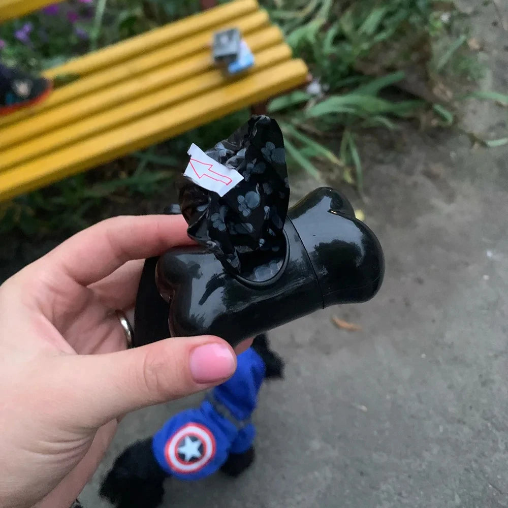 1Pcs Bone Shaped Poop Bag Dispenser