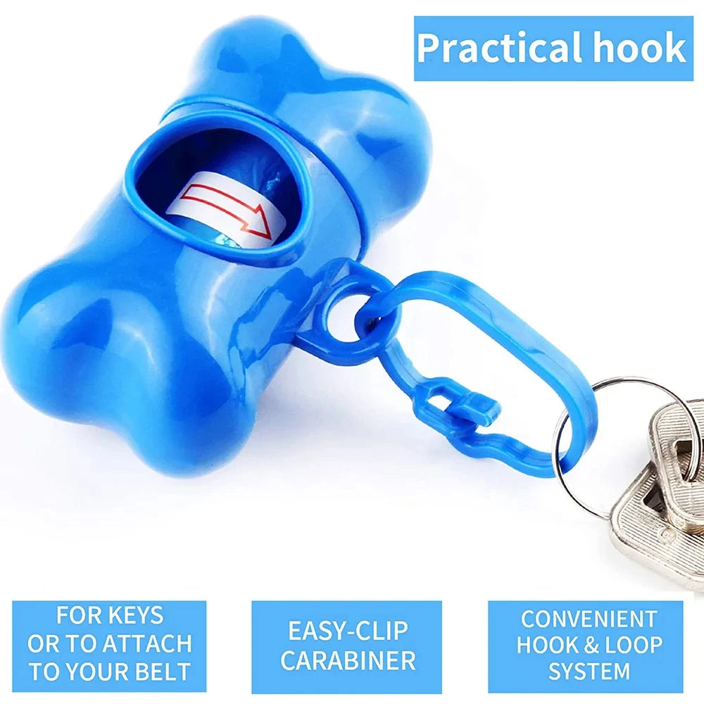 1Pcs Bone Shaped Poop Bag Dispenser