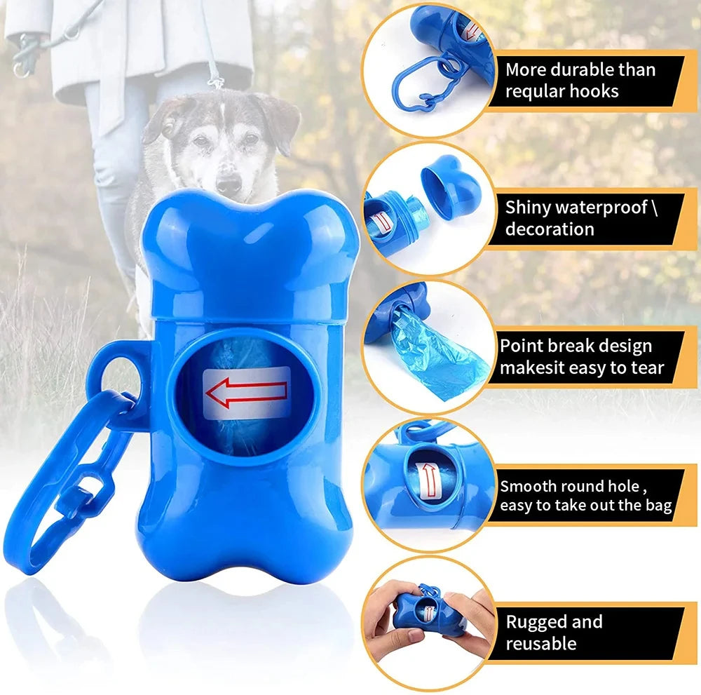 1Pcs Bone Shaped Poop Bag Dispenser